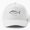 White, variant on Yellowfin Tuna Baseball Cap, Black and White Detailed Fish Illustration, Classic Hat