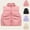 Pink, variant on ATOGUTA Girls Winter Zipper Puffer Vest Lightweight Sleeveless Outwear Warm Vests Size 3T-12, Black