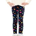 thumbnail image 5 of Otqutp Baby Sports Overalls Children Girls Leggings Printing Warm Thick Lined Kids Skinny Pants Trousers Teenage Child 2 To 13 Years(,8-9 Years), 5 of 7