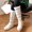 White, variant on Women Winter Boots Warm Mid Calf Boots Slip Comfortable Lightweight Platform Down Cotton Shoes