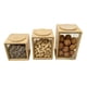 thumbnail image 5 of Tarro de almacenamiento con tapa a prueba de polvo, transparente, multifuncional, para frutas, productos secos, frutos secos, cereales, condimentos, hojas de té., 5 of 8