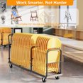 thumbnail image 6 of HOHYN Industrial Folding Chair Hand Truck | 2000LB Capacity, 4-Wheel Stability System, All-Terrain Mobility | Ideal for Event Venues, Banquet Halls and Hospitality Use, 6 of 8