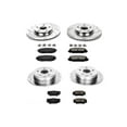 thumbnail image 3 of PowerStop Front and Rear Z23 Evolution Sport Carbon-Fiber Ceramic Brake Pad and Drilled & Slotted Rotor Kit Fits: PONTIAC TOYOTA Select Models K4099, 3 of 10