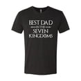 thumbnail image 2 of Wild Bobby,Best Dad in The Seven Kingdoms GoT Thrones, Father's Day, Men Premium Tri Blend Tees, Vintage Black, Medium, 2 of 3