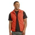 thumbnail image 2 of Men's Full-Zip Polar Fleece Vest, Orange 2XL, 1 Count, 1 Pack, 2 of 7