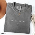 thumbnail image 4 of Jesus Saves T-Shirt, Christian Faith Graphic Tee, Religious Shirt, Bible Verse Inspired Christian Gift, 4 of 6