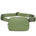 thumbnail image 4 of Riñonera de nailon impermeable para el pecho, para deportes al aire libre, correr, riñonera cruzada para hombres y mujeres, 4 of 4