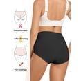 thumbnail image 3 of 4pcs Women's High Waisted Underwear Tummy Control Ladies Panties Postpartum Briefs, 3 of 5
