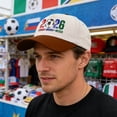 thumbnail image 4 of OAVQHLG3B 2026 Soccer Fan Cap，Classic Baseball Caps, USA, CAN, MEX Baseball Hat, Adjustable Unisex Fit, Breathable Cotton, for Soccer Supporter, 4 of 6