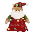 thumbnail image 5 of Pnellth 2023 Christmas Sack Exquisite Santa Claus Snowman/Elk Design Tree Shape Vibrant Color Printed Linen Candy Bag, 5 of 8