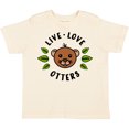 thumbnail image 3 of Inktastic Live Love Otters Boys or Girls Toddler T-Shirt, 3 of 5