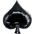 thumbnail image 2 of Betallic Black Gamble Casino Spade 35" Foil Large Balloon, 2 of 2