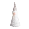 thumbnail image 4 of Hvmvliv Gnome Christmas Tree Topper Velvet Faceless Doll Xmas Tree Topper Ornament Christmas Tree Top Decoration Silver, 4 of 6