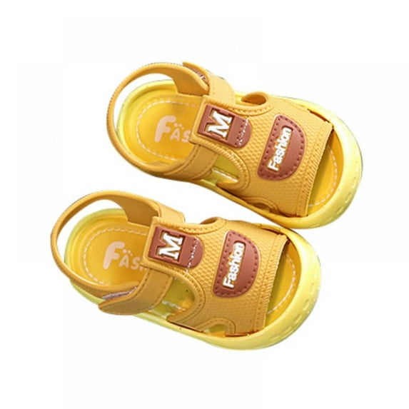 Girls Boys Sandals Premium Soft Soled Beach Slippers Open Toe Comfort Toddler Summer Princess Casual Hook and Loop Shoes
