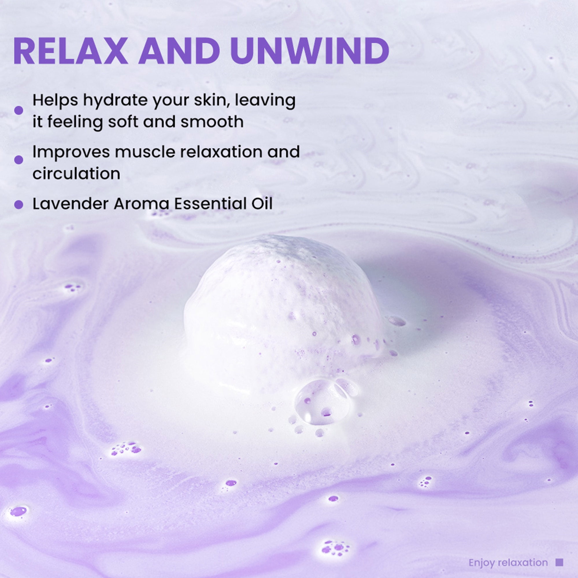 Body & Earth Lavender Bath Bombs Gift Set, 10 Count photo 3