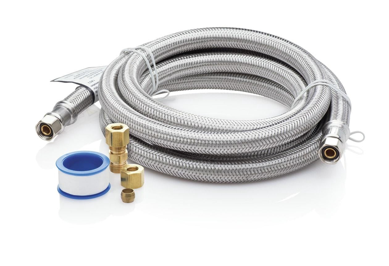 Smart Choice 6' Stainless Steel Refrigerator Waterline Kit by Frigidaire