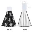 thumbnail image 3 of Haosy 2 Pack Kitchen Wash Cloths with Hanging Loops Absorbent Absorbent Quick Drying Hand Towels, Cartoon Mummy Dance, 3 of 7