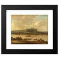 thumbnail image 2 of Jan van Goyen 14x12 Black Modern Framed Museum Art Print Titled - View of the Rhine and the Elterberg (1645), 2 of 5