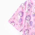 thumbnail image 6 of PatPat Girls Pajamas Button Down Collared Top and Ruffled Shorts Pajama Sets Sizes 5-11, 6 of 9