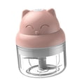 thumbnail image 3 of Picadora de Ajo Picadora de Ajo Inalámbrica Eléctrica USB Picadora de Ajo Molinillo de Jengibre Recargable Portátil, 100ML, Rosa Yuarrent HA003928-01B, 3 of 7