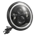 thumbnail image 1 of Faro Led 7 Pulgadas H4 Jeep Vocho Auto Moto Drl Aro De Ángel, 1 of 6