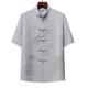 thumbnail image 1 of pstuiky camisetas de hombre, Camisa informal de manga corta, cuello alto, lisa y cómoda para hombre camisetas de hombre xl, 1 of 3