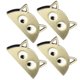 thumbnail image 5 of Hebilla decorativa, 4 piezas de hebilla de metal con dibujos animados, hebilla de metal con valor excepcional, 5 of 14