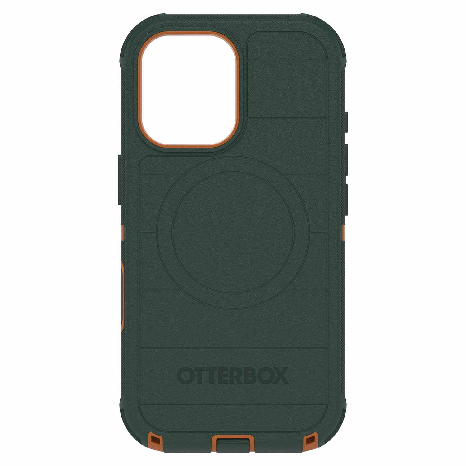 OtterBox Defender Pro MagSafe Case w/Camera Control Coopersmith (Green) for iPhone 17 Pro
