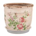 thumbnail image 1 of Succulent Pot Ceramic Planter Pot Retro Rose Printing Flowerpot Garden Small Planter Pot Plant Pot, 1 of 4