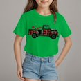 thumbnail image 2 of Godom Girls Short Sleeve T-Shirts Crewneck Tees Kids Summer Tops, 2 of 4