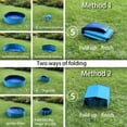 thumbnail image 4 of BIGTREE Pet Swimming Pool Foldout Instant Dog Bath Protective Anti-Slip 47" Blue, 4 of 7