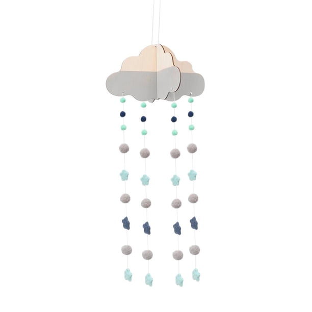 De Nubes, Campanillas Junto A , Accesorios Para fotografía, Decorativos Para La Habitación Niños gris