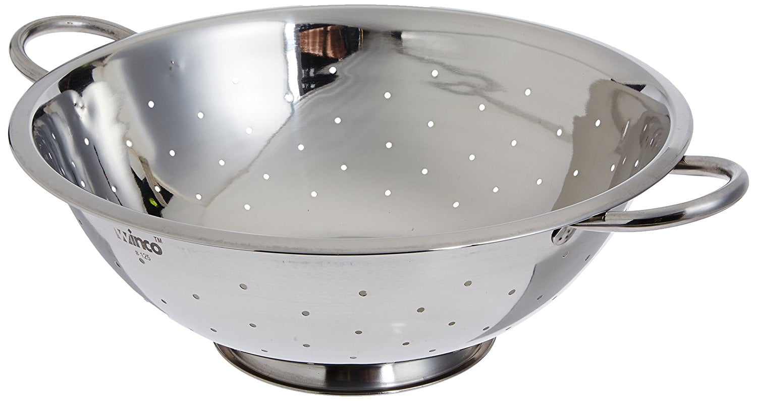 COD8 Stainless Steel Colander with Base, 8Quart, Winco products are