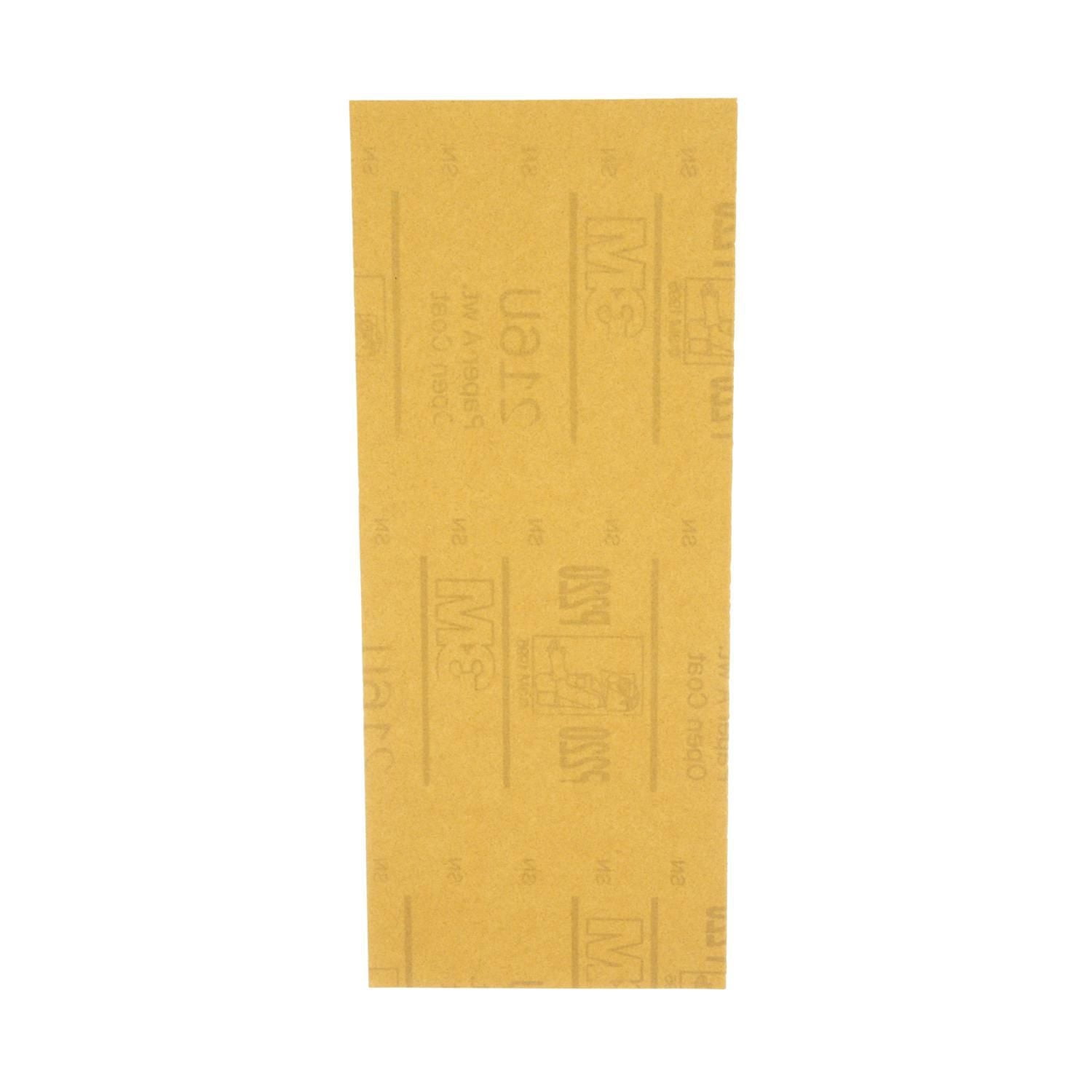 Feuilles abrasives avancées 11220-G-6 SandBlaster(MC) 3M(MC), avec NO-SLIP GRIP, grain 120 3 2/3 po x 9 po, 6/paquet