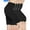 Black|Black|Black|Black, variant on 4 Pack Women 3 inch Wide Waistband Bike Short Biker Shorts Legging Pants Sports Yoga
