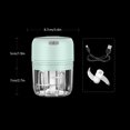 thumbnail image 3 of Picadora de alimentos de 100/250ML, procesador de alimentos potente, licuadoras, carga USB, utensilios de cocina, 3 of 6
