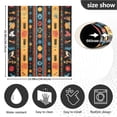 thumbnail image 5 of Yayeee Magnetic Dishwasher Cover for The Front Decoration Home Kitchen Machine Sticker Protector, Orange Geometric, 5 of 6