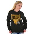 thumbnail image 3 of Pittsburg Football Helmet Sports Fan Unisex Plus Fleece Graphic Sweatshirt Brisco Brands 2X, 3 of 6