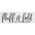 thumbnail image 2 of Boyer, Susie 14x7 White Modern Wood Framed Museum Art Print Titled - Fluff and Fold, 2 of 4