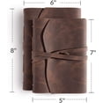 thumbnail image 3 of Carnet de Notes en Cuir - Journal Relié en Cuir pour Hommes, 3 of 4