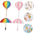 thumbnail image 2 of 4 Pieces Rainbow Balloon Refrigerator Hanger Magnetic Hanger Key Keychain Hook Hangers for Decorating Towel Balloon Refrigerator Kitchen, 2 of 5