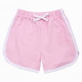 thumbnail image 4 of NIEWTR Girls' Slim Fit Athletic Shorts Adjustment Drawstring Running Shorts Quick Dry Soft Bottom(Pink,15-16 Years), 4 of 5