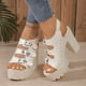 thumbnail image 1 of WILLBEST Sandalias Planas Florales Para Mujer, Estilo Bohemio, Informales, Ortopédicas, Con Plantilla, Para Verano, 1 of 9