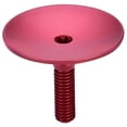 thumbnail image 1 of Tapa superior para auriculares de bicicleta, aleación de aluminio para tubo de horquilla de 28,6 mm, rojo, 1 of 5