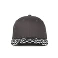 thumbnail image 2 of Outdoor Cap VROOM-01 Checkered Flame Solid Back Cap-Charcoal, 2 of 8