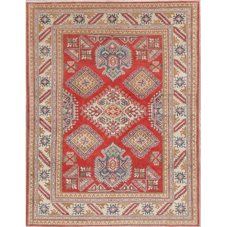 Super Kazak Chechen Oriental Wool Area Rug Handmade Foyer Carpet 5x6 Canada - 5 X 6 Wool Area Rugs Super Kazak Chechen Oriental Wool Area Rug Handmade Foyer Carpet 5x6 Canada - 5 X 6 Wool Area Rugs