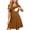Brown, variant on Antinious Maternity Short Sleeve Loose Versatile Dress with Nursing Layout