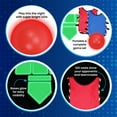 thumbnail image 3 of LED Kickball Set, Light-Up Outdoor Sports Game, for All Ages, by MinnARK, 3 of 6