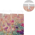 thumbnail image 5 of Coolnut Beautiful Tulips Shower Curtain Bathroom Decor Watercolor Shower Curtain Sets Fabric Cloth Bathroom Curtains with Hooks 72x72 Inch, 5 of 5