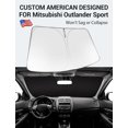 thumbnail image 2 of Protector Solar para Parabrisas Proadsy Mejorado 2025 Mitsubishi Outlander Sport 2011-2025, 2 of 9